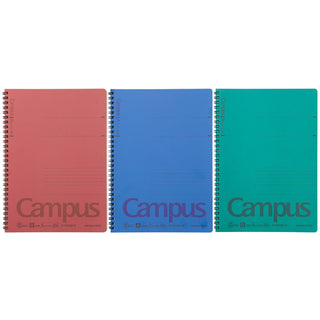 Kokuyo Campus Twin Ring Notebook Semi-B5 ruled 3-color set – Shibuya Stationery