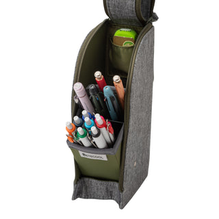 Detecool Pen Case placed 30 degrees with pens – Shibuya Stationery