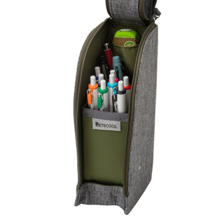 Detecool Pen Case with pens inside and open top – Shibuya Stationery