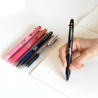 Uni Jetstream 3 Three Ink Multi Color Pen - Clear Navy - 0.38mm - Shibuya Stationery Store