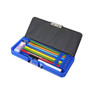 Pittanton Magnetic Pencil Case – National Flags interior front view – Shibuya Stationery