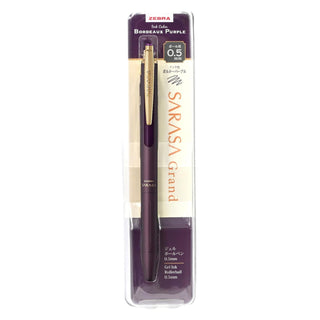 SARASA Grand 0.5mm Bordeaux Purple in package – Shibuya Stationery