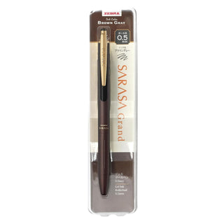 SARASA Grand 0.5mm Brown Gray in package – Shibuya Stationery