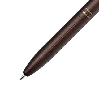 SARASA Grand 0.5mm Brown Gray tip close-up – Shibuya Stationery