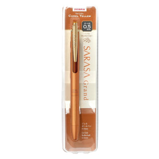 SARASA Grand 0.5mm Camel Yellow in package – Shibuya Stationery