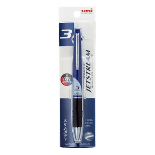 Uni Jetstream Three Ink Ballpoint Pen - SXE Navy - 0.7mm