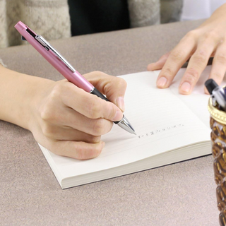 Uni Jetstream Three Ink Ballpoint Pen - SXE Light Pink - 0.5mm