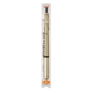 Uni Jetstream Edge Ballpoint Pen - Champagne Gold - 0.28mm