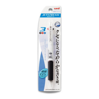 Uni Jetstream 3 Three Ink Multi Color Pen - White - 0.5mm