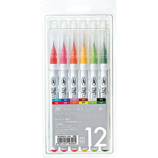 ZIG Real Brush - 12 Colors Set (12VA)