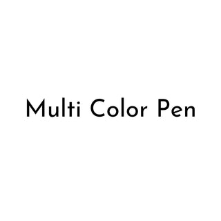 Hero image for Multi Color Pen collection with white background and text