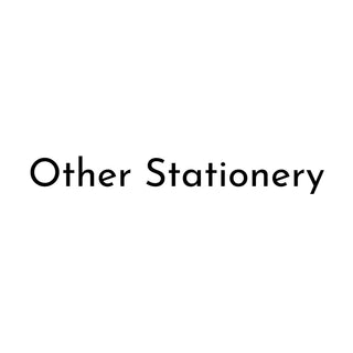 Hero image for Other Stationery collection with white background and text