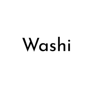Hero image for Washi collection with white background and text