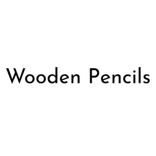 Hero image for Wooden Pencils collection with white background and text