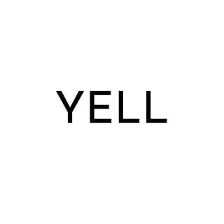 Hero image for YELL collection with white background and text