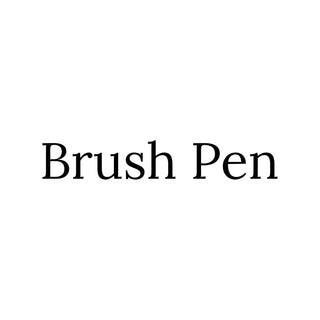 Hero image for Brush Pen collection with white background and text
