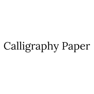 Hero image for Calligraphy Paper collection with white background and text