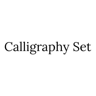 Hero image for Calligraphy Set collection with white background and text