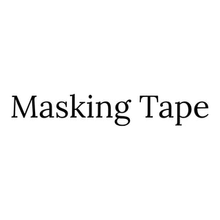 Hero image for Masking Tape collection with white background and text