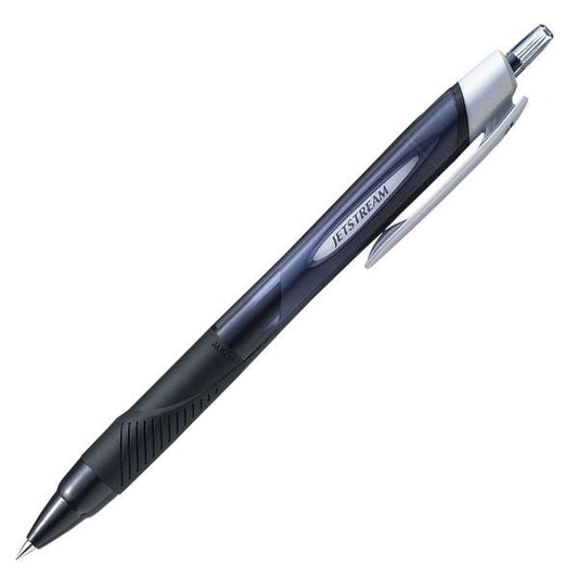 Mitsubishi Pencil Uni Jetstream Black Ink Ballpoint Pen - Black Shaft - 0.38mm