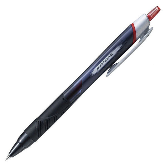 Mitsubishi Pencil Uni Jetstream Red Ink Ballpoint Pen - Black Shaft - 0.38mm