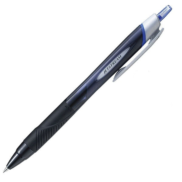 Mitsubishi Pencil Uni Jetstream Blue Ink Ballpoint Pen - Black Shaft - 0.38mm