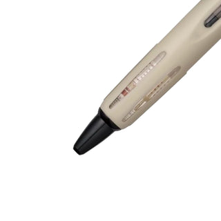 Close up of the pen tip of the Airpress ballpoint pen in beige – Shibuya Stationery Store