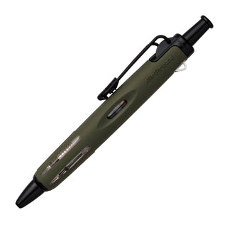 Airpress ballpoint pen in khaki on a white background – Shibuya Stationery Store