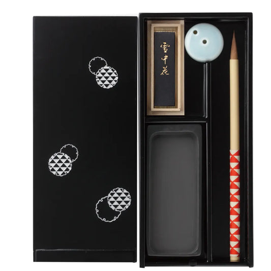 Akashiya-Fude Echizen-Nuri Calligraphy Set - Uroko