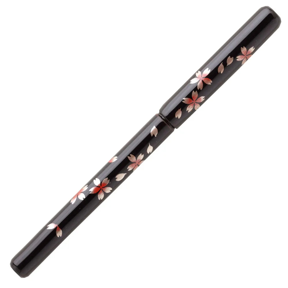 Akashiya-Fude Maki-e Brush Pen - Mai-Zakura - lacquered - Black