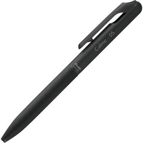 Pentel Calme Black Ink Ballpoint Pen - Black Shaft - 0.5mm