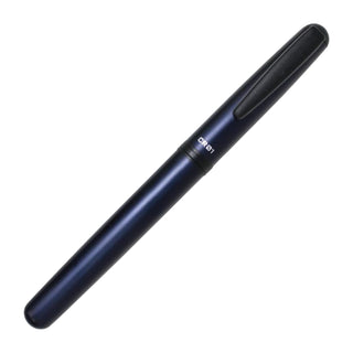 OHTO CR01 Ceramic Rollerball Pen Matte Blue full view with matte finish – Shibuya Stationery