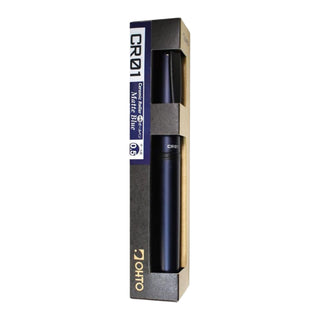 CR01 Ceramic Rollerball Pen Matte Blue in packaging – Shibuya Stationery