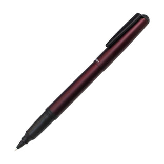 CR01 Ceramic Rollerball Pen Matte WIne side view with clip – Shibuya Stationery