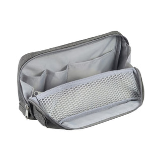 Cabaco Tool Pen Case Black side view showing organized compartments – Shibuya Stationery