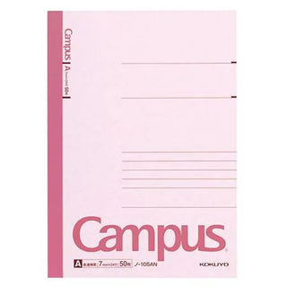 Campus Note - A5 (Lined) - Pink - 50 Sheets