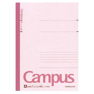 Campus Note - B5 (Lined) - Pink - 40 Sheets