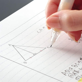 Campus Note Dotted Rule 6mm Black writing demonstration – Shibuya Stationery