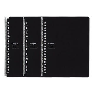 Kokuyo Campus Smart Ring Biz A5 Black 3 Pack - Shibuya Stationery