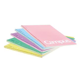 Campus Soft Ring Notebook B5 5-color set stacked display – Shibuya Stationery