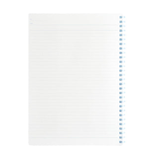 Campus Soft Ring Notebook B5 open notebook showing dotted 6mm ruled paper – Shibuya Stationery