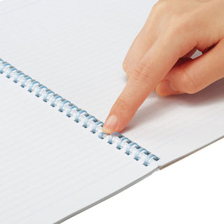 Campus Soft Ring Notebook B5 showing flexible soft ring binding – Shibuya Stationery