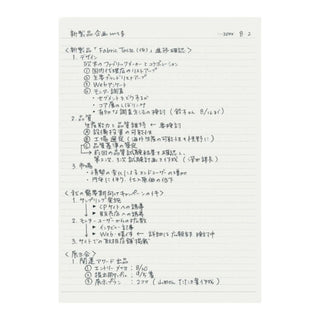 Campus Twin Ring Notebook Dotted Rule 6mm Dark Blue dotted pages  – Shibuya Stationery