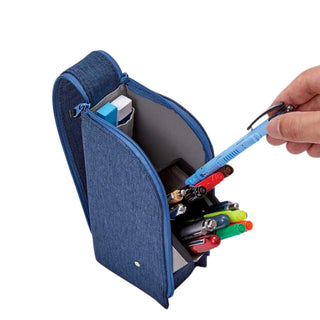 Detecool Pen Case in use with stationery inside – Shibuya Stationery