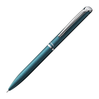 Pentel EnerGel Philography gel pen 0.5mm in turquoise blue on a white background – Shibuya Stationery Store