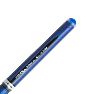 EnerGel Euro 0.35 Blue barrel close-up – Shibuya Stationery