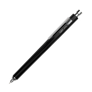 OHTO GS01 Needle Ballpoint Pen Black full view – Shibuya Stationery