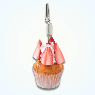 Food Sample Cupcake Clip Strawberry