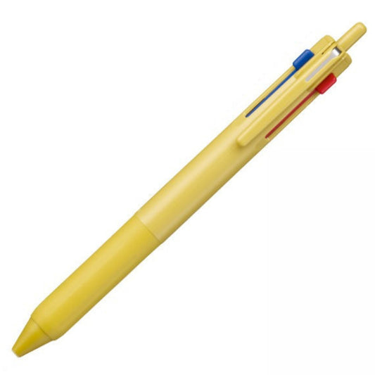 Uni Jetstream Three Ink Ballpoint Pen - Mustard Yellow - 0.5mm