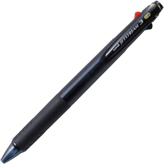 Uni Jetstream 3 Three Ink Multi Color Pen - Clear Black - 0.38mm